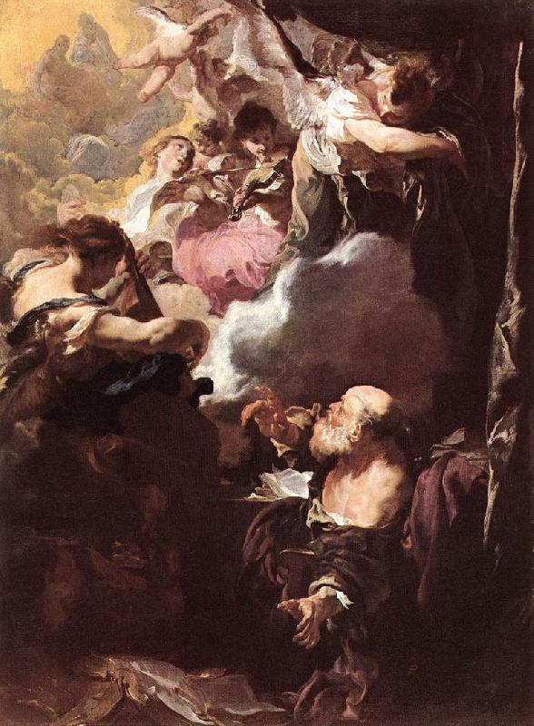 LISS, Johann The Ecstasy of St Paul sg oil painting image